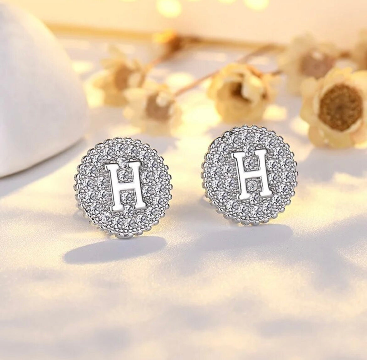 Hettie Signature 'H' Studs