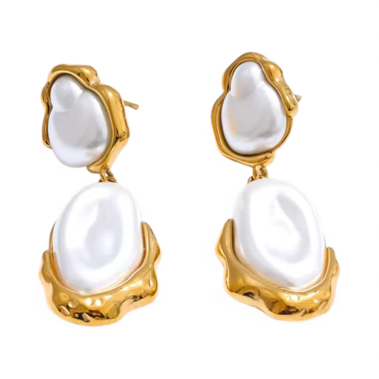 House of Hearts Ocean Muse Pearl Earrings