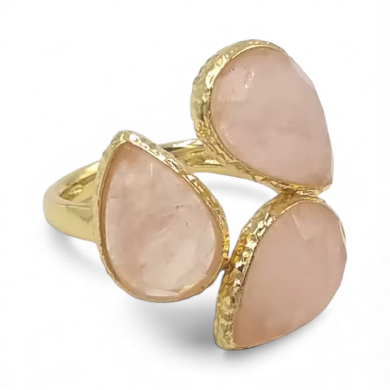 Amara Rose Quartz Gemstone Ring