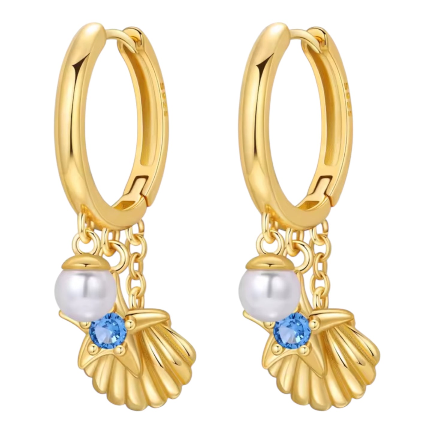 Seaside Huggie Earrings