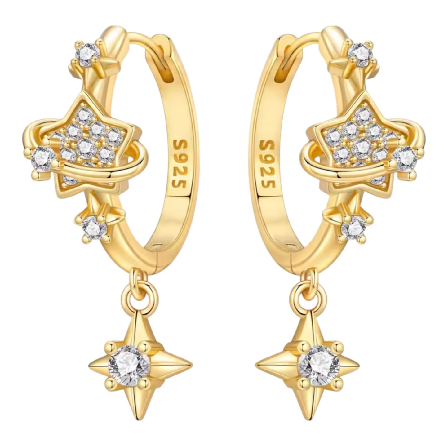 Starlight Huggie Earrings