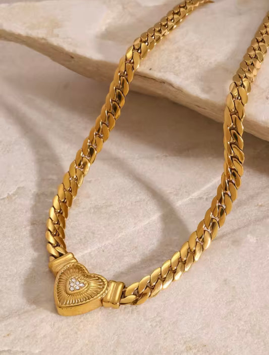House of Hearts Luxe Chain Necklace