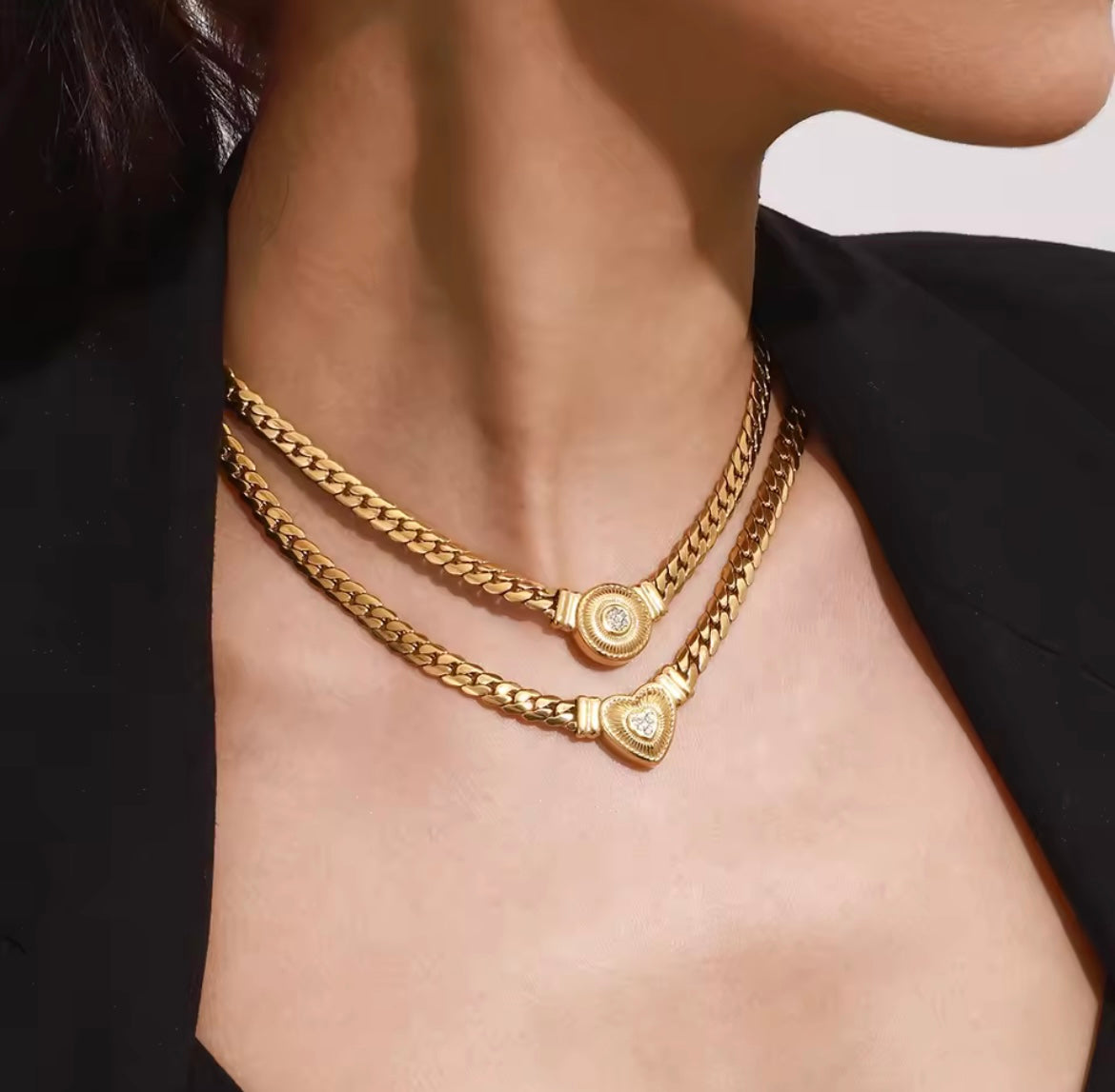 House of Hearts Luxe Chain Necklace