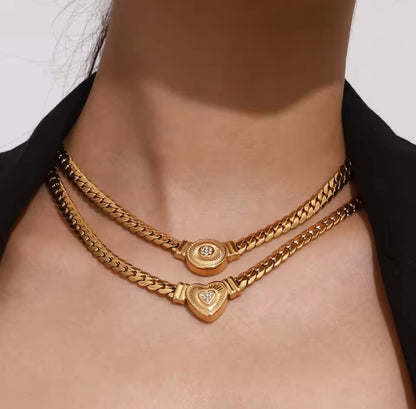 House of Hearts Luxe Chain Necklace