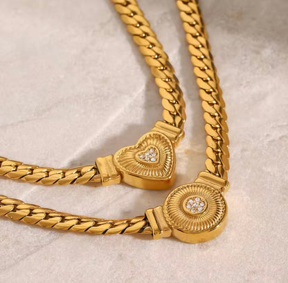 House of Hearts Luxe Chain Necklace