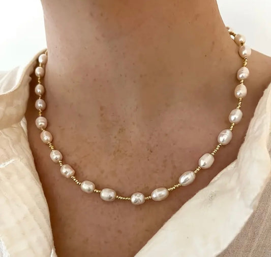 Monique Natural Freshwater Pearl Necklace