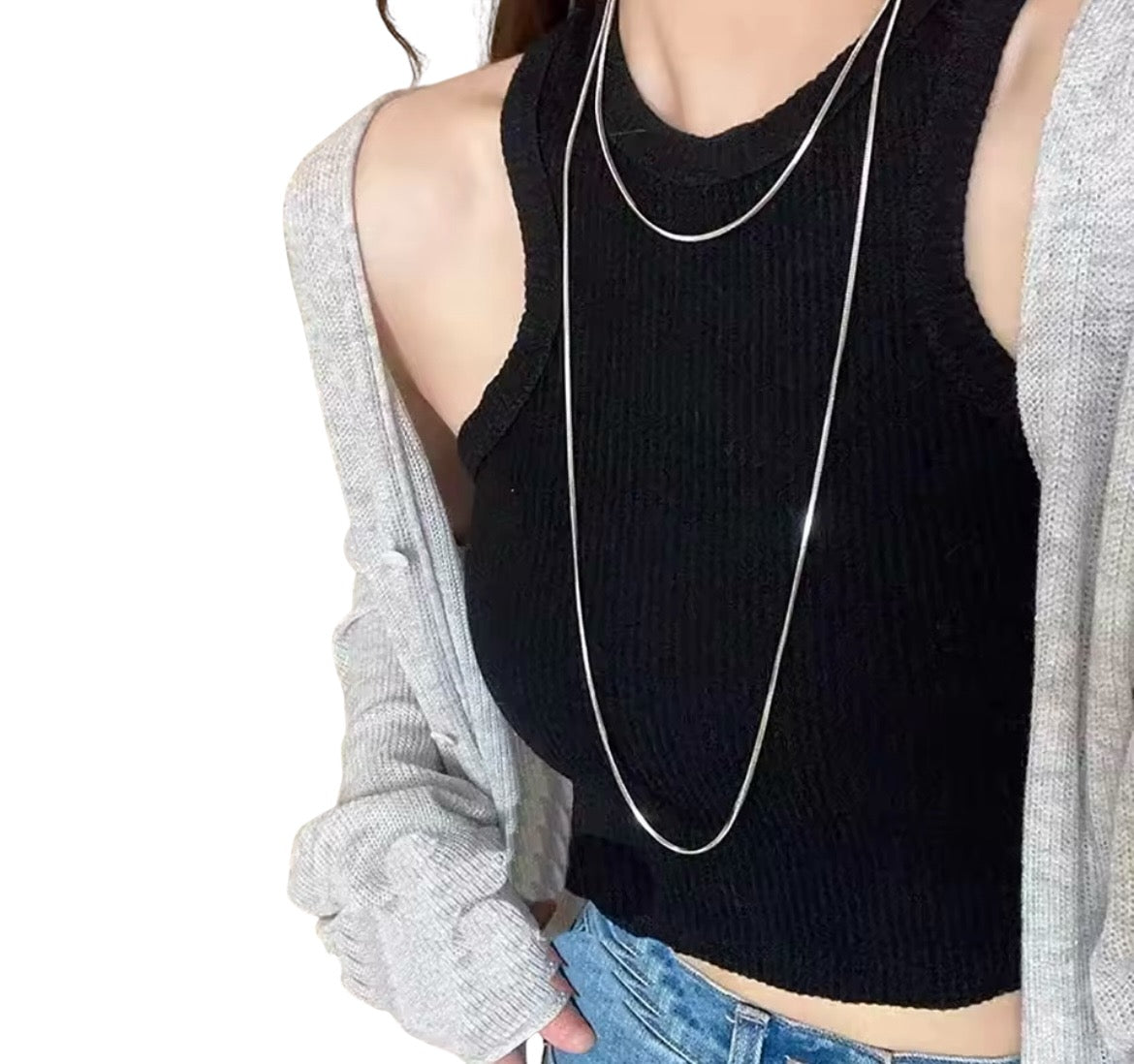 Nikki Stainless Steel Snake Chain