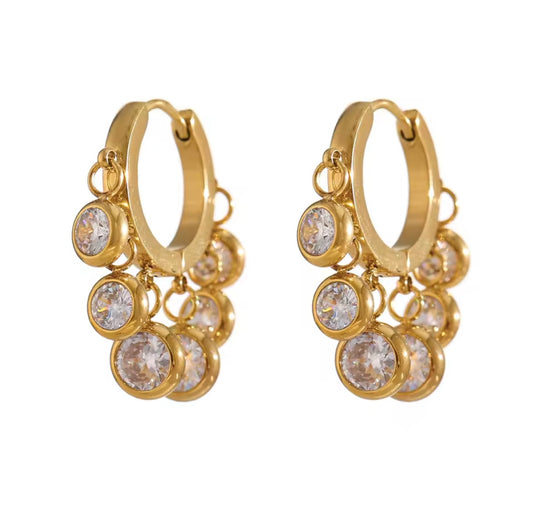Charm Hoop Earrings