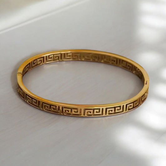 Venice 18k Gold Plated Bangle