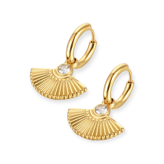 Luna 18k Gold Plated Earrings