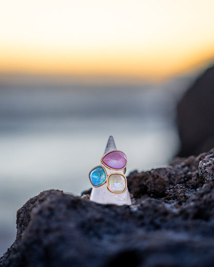 Sorbet Trio Ring