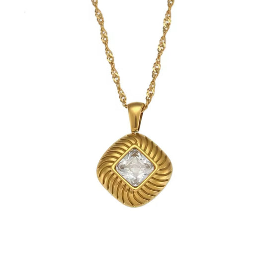 Vintage 18k Gold Plated Necklace