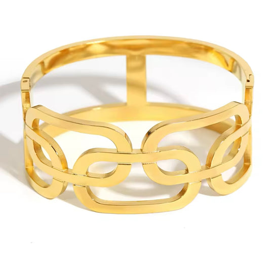 Taylor 18k Gold Plated Bangle