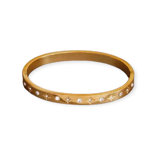 Milan 18k Gold Plated Bangle