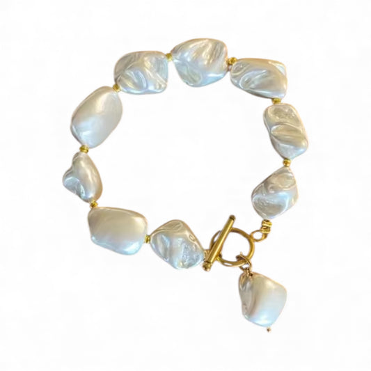 House of Hearts Statement Shell Bracelet
