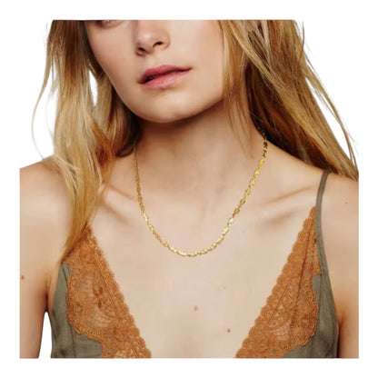House of Hearts Golden Petal Chain Necklace
