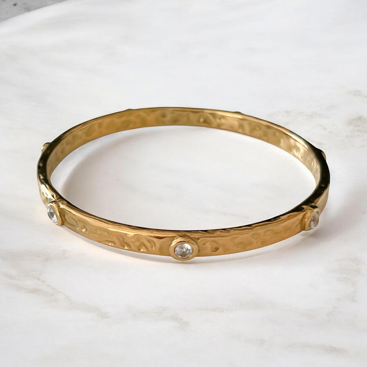 Gloria 18k Gold Plated Bangle