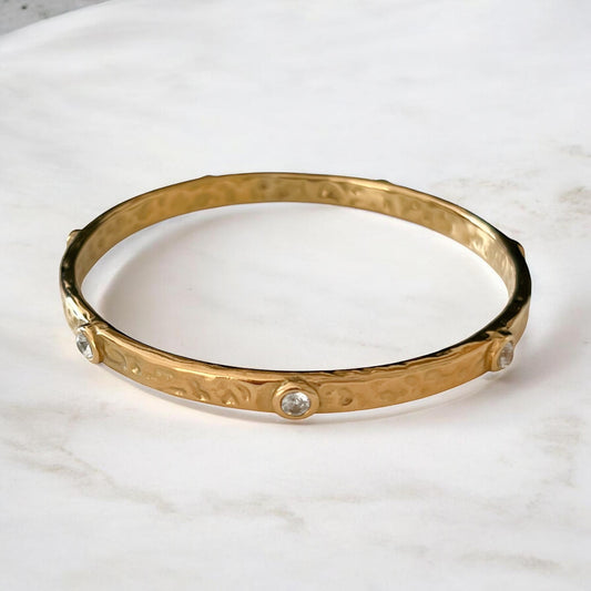 Gloria 18k Gold Plated Bangle