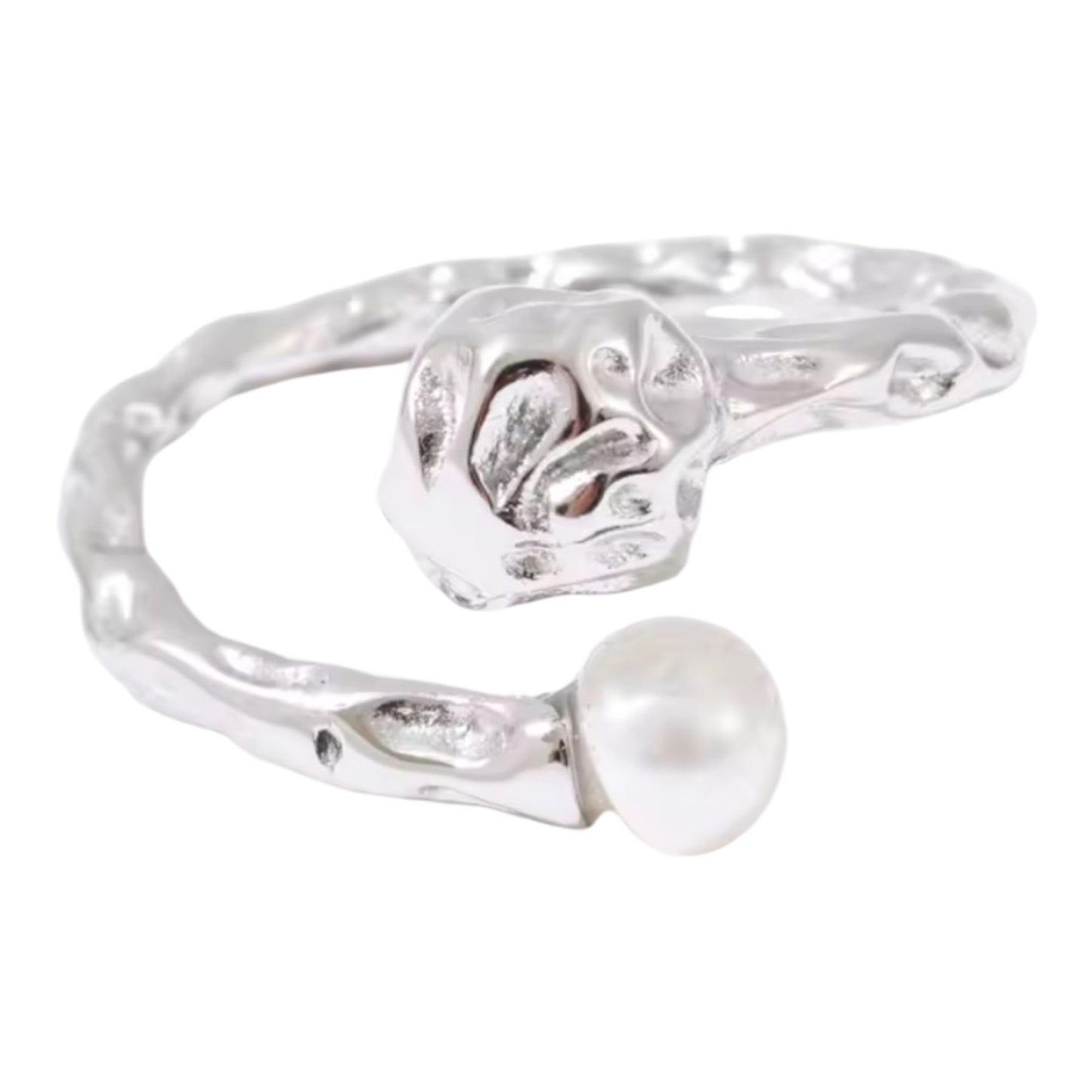 Stainless Steel 18k Gold Plated Adjustable Ring