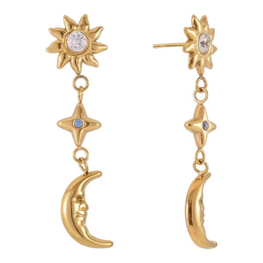 Solar Luna Earrings