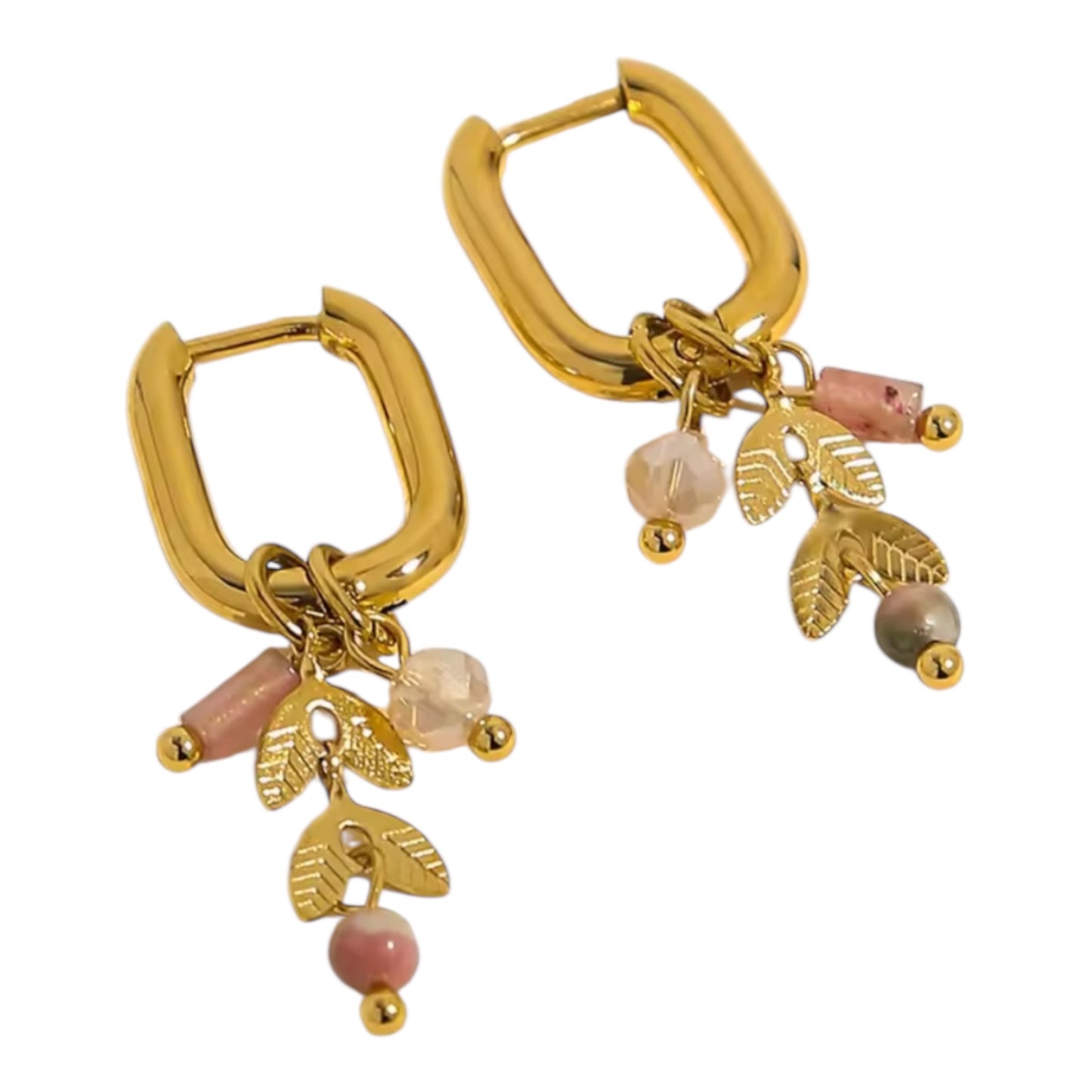 Blossom Charm Hoops