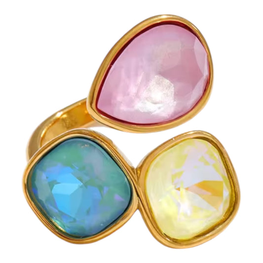 Sorbet Trio Ring