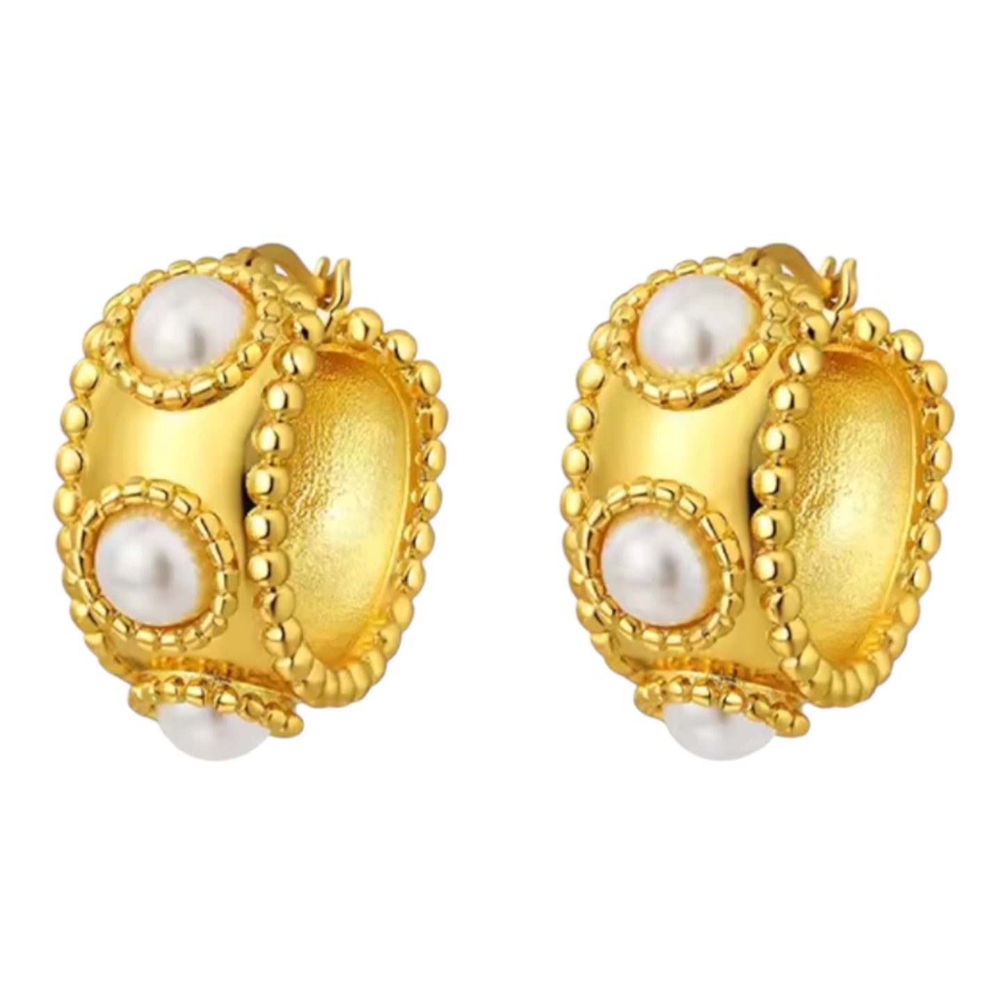 Isla Pearl Hoops