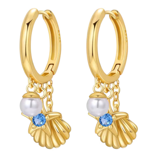 Seaside Huggie Earrings