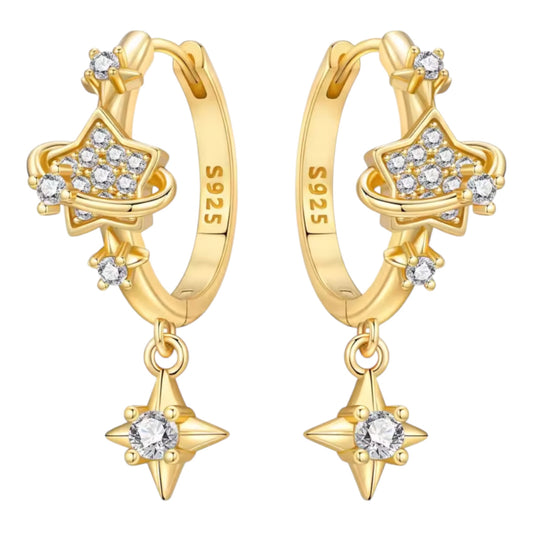 Starlight Huggie Earrings
